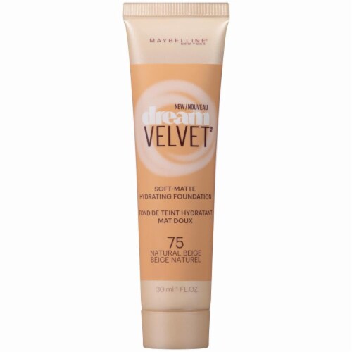 Maybelline New York Dream Velvet 75 Natural Beige Foundation Perspective: front