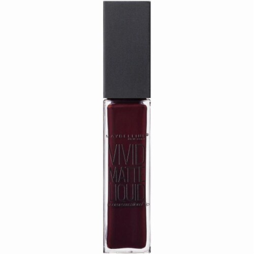 Maybelline New York Color Sensational Vivid Matte Liquid Lipstick, 50 Possessed Plum Perspective: front
