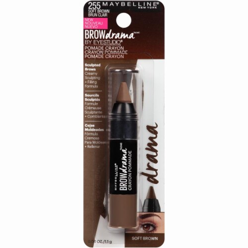 Maybelline Eye Studio Soft Brown Brow Pomade Crayon Perspective: front