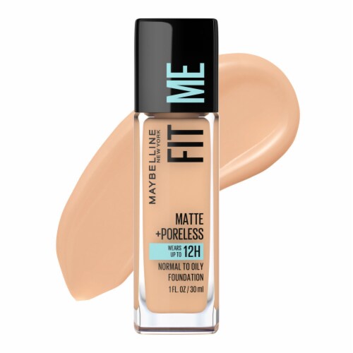 Maybelline New York Fit Me True Beige Matte + Poreless Liquid Foundation  Makeup, 1.0 fl oz - Harris Teeter