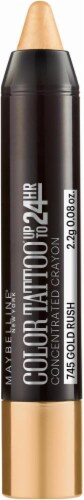 Maybelline Color Tattoo Cryaon Gold Rush Perspective: front