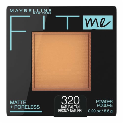 Maybelline New York Fit Me Natural Tan Matte + Poreless Pressed Face Powder Makeup Perspective: front