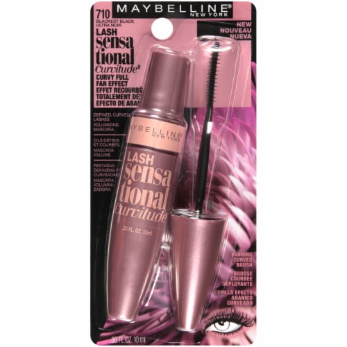 Maybelline® Lash Sensational Curvitude™ 710 Blackest Black Mascara Perspective: front