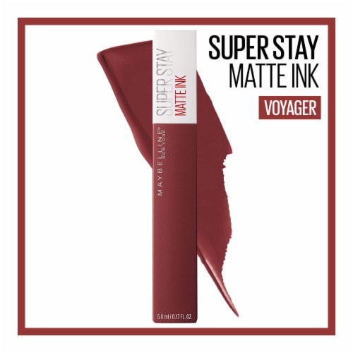 Maybelline New York Super Stay Voyager Matte Ink Liquid Lipstick Lip Makeup Perspective: front