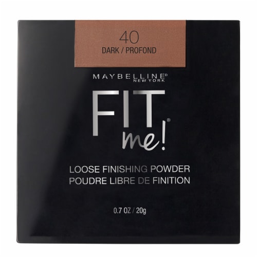 Maybelline Fit Me Loose Finishing Powder 40 Dark Perspective: front
