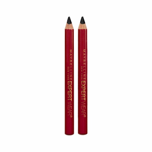 Maybelline Expert Wear Twin Brow & Eye Pencils 101 Velvet Black Perspective: front