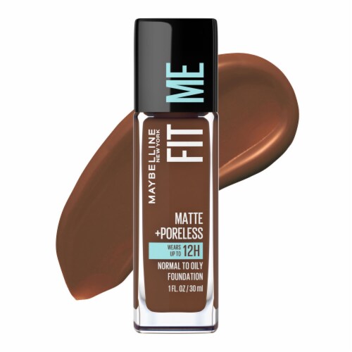 Maybelline Fit Me Matte + Poreless Liquid Foundation 375 Java Perspective: front