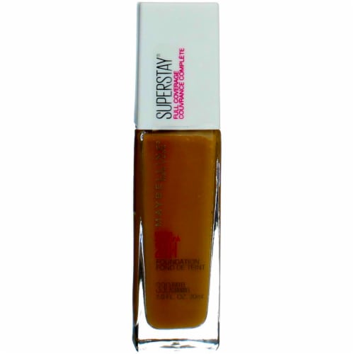 Maybelline Superstay 330 Toffee Caramel Full Coverage Liquid Foundation Perspective: front