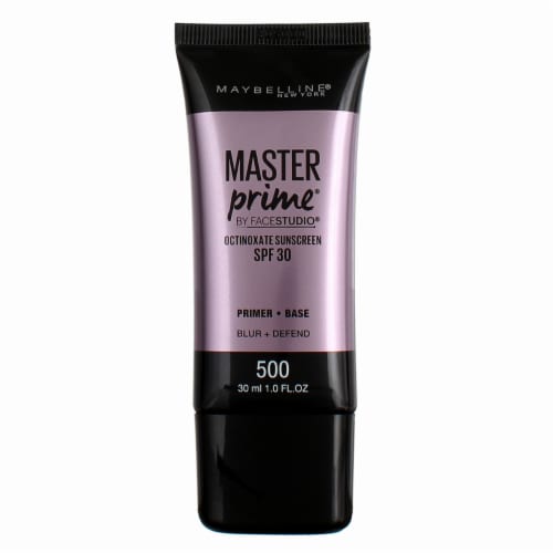 Maybelline Facestudio Master Primer 500 Blur + Defend Perspective: front