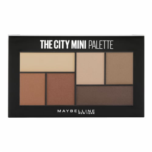 Maybelline The City Mini Eyeshadow Palette 500 Brooklyn Nudes Perspective: front