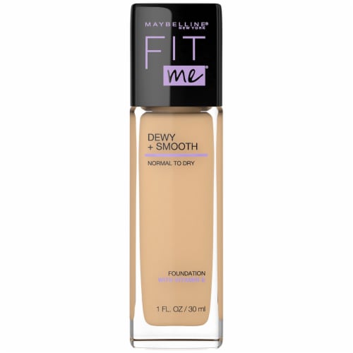 Maybelline Fit Me Dewy + Smooth 128 Warm Nude Liquid Foundation Perspective: front