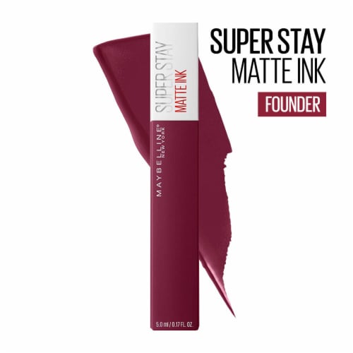 Maybelline New York Super Stay Founder Matte Ink City Edition Liquid Lipstick Makeup Perspective: front