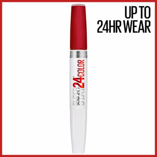 Maybelline New York Super Stay Optic Ruby 24 2-Step Liquid Lipstick Makeup Perspective: front