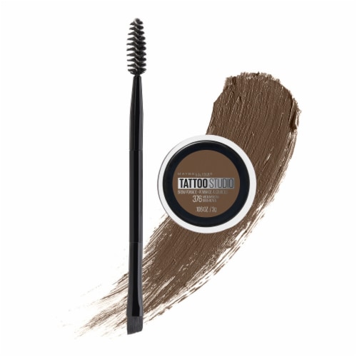 Maybelline Tattoo Studio Brow Pomade 376 Medium Brown Perspective: front