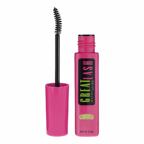 Maybelline New York Great Lash Very Black Curved Brush Washable Mascara Perspective: front