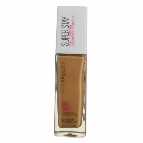 Maybelline® 140 Light Tan SuperStay® Full Coverage Liquid Foundation Perspective: front