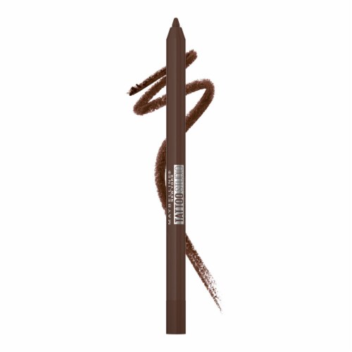 Maybelline Tattoo Studio Sharpenable Gel Eyeliner Pencil Waterproof Longwear 911 Smooth Walnut Perspective: front