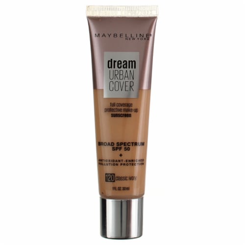 Maybelline® 120 Classic Ivory SPF 50 Dream Urban Cover Foundation Perspective: front