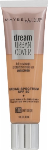 Maybelline Dream Urban Cover 310 Sun Beige Foundation Perspective: front