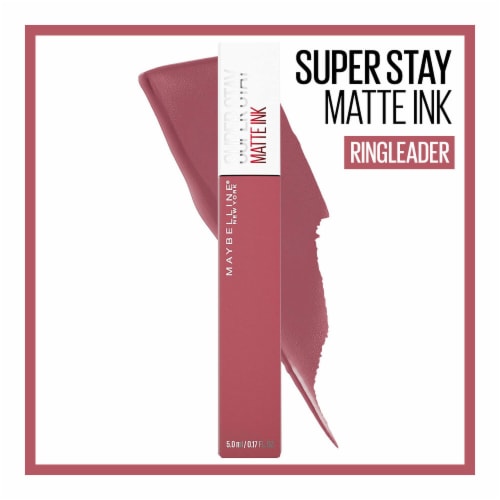 Maybelline New York Super Stay Ringleader Matte Ink Liquid Lipstick Lip Makeup Perspective: front
