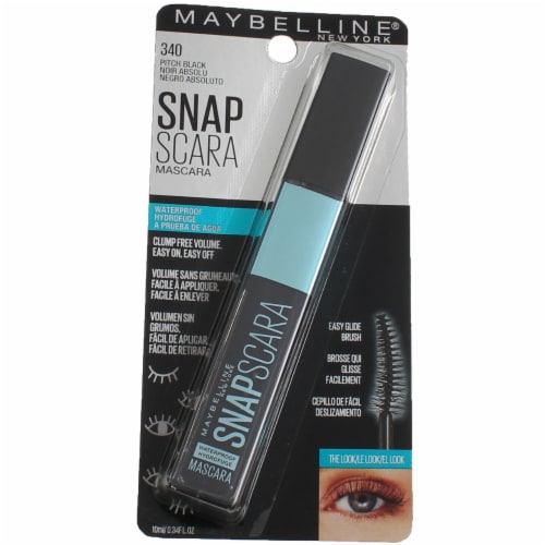Maybelline New York Snapscara Pitch Black Snapscara Waterproof Mascara Perspective: front