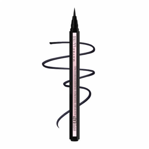 Maybelline New York Eyestudio Pitch Black Hyper Easy Liquid Eyeliner Eye Makeup Perspective: front