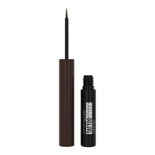 Maybelline Tattoo Studio Liquid Ink Eyeliner 002 Dark Henna Brown Perspective: front