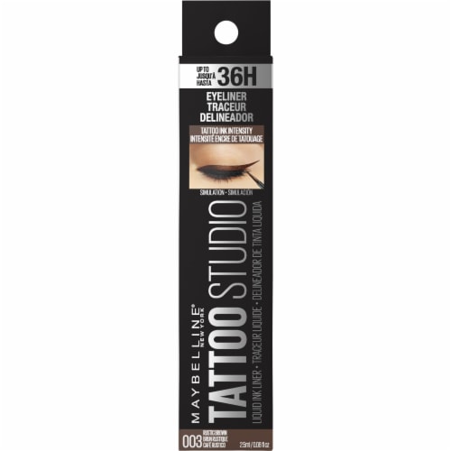 Maybelline® TattooStudio 003 Rustic Brown Liquid Ink Eyeliner Perspective: front