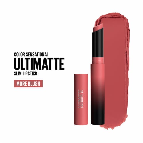 Maybelline Color Sensational Ultimatte Slim Lipstick 499 More Blush Perspective: front