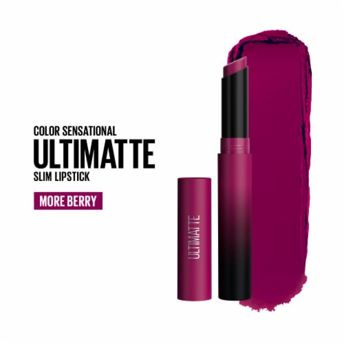 Maybelline Color Sensational Ultimatte Slim Lipstick 099 More Berry Perspective: front