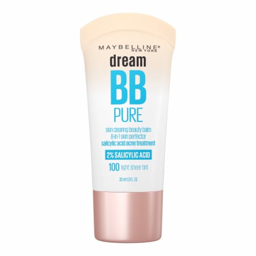 Maybelline Dream Pure BB Cream 8-in-1 Skin Perfector 100 Light Perspective: front