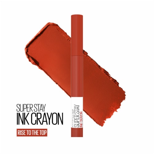 Maybelline New York Super Stay Rise To The Top Ink Crayon Lipstick Matte Longwear Lipstick Makeup Perspective: front