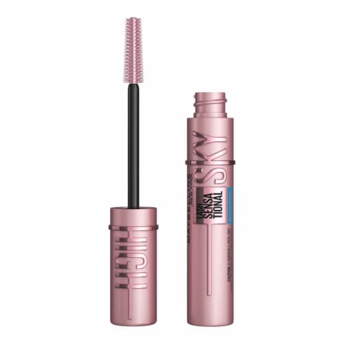 Maybelline New York Lash Sensational Brownish Black Sky High Waterproof Mascara Makeup Perspective: front