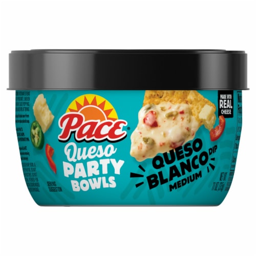 Pace® Queso Blanco Medium Dip Party Bowl Perspective: front
