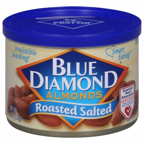 Blue Diamond Roasted Salted Almonds Perspective: front