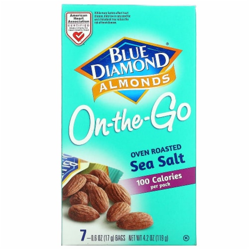 Blue Diamond® Oven Roast Sea Salt Almonds On-the-Go Packs Perspective: front