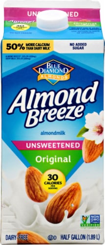 Almond Breeze® Unsweetened Original Almond Milk Perspective: front