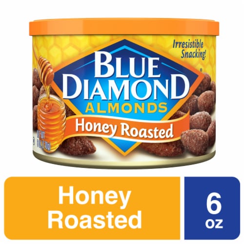 Blue Diamond® Honey Roasted Almonds Perspective: front