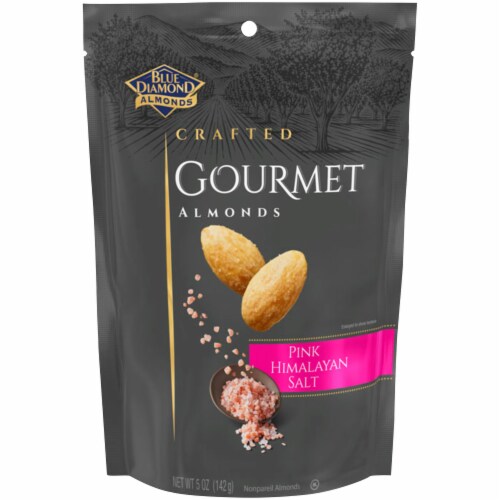 Blue Diamond Crafted Gourmet Pink Himalayan Salt Almonds Perspective: front