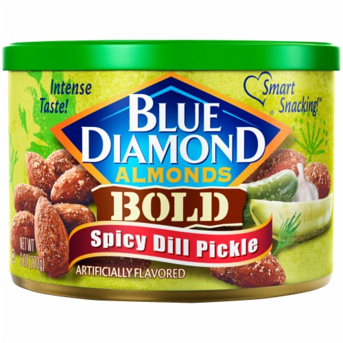 Blue Diamond® Bold Spicy Dill Pickle Almonds Perspective: front