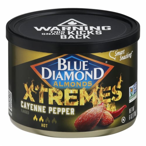 Blue Diamond® Xtremes Cayenne Pepper Almonds Perspective: front