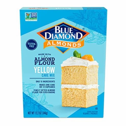 Blue Diamond® Gluten-Free Almond Flour Yellow Cake Mix Perspective: front