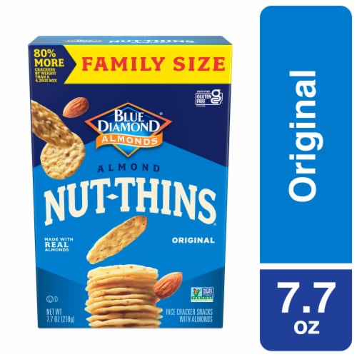 Blue Diamond® Nut-Thins® Original Rice Almond Crackers Perspective: front