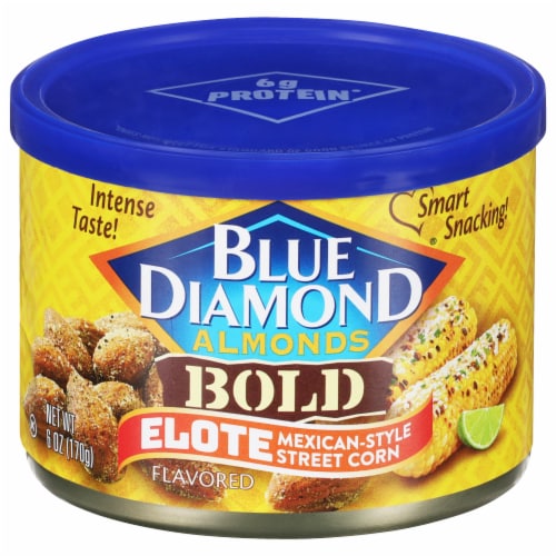 Blue Diamond Almonds BOLD Elote Mexican-Style Street Corn Flavored Snack Nuts Perspective: front