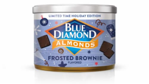 Blue Diamond Frosted Brownie Almonds Perspective: front