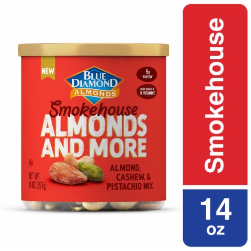 Blue Diamond® Smokehouse Almonds And More Mixed Nuts Perspective: front