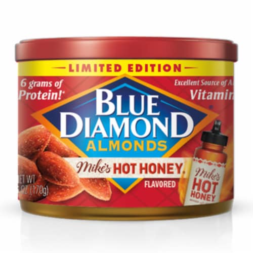 Blue Diamond® Mike's Hot Honey® Flavored Almonds Perspective: front