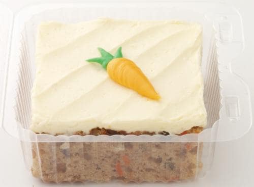 Bakery Fresh Carrot Cake Square Perspective: front