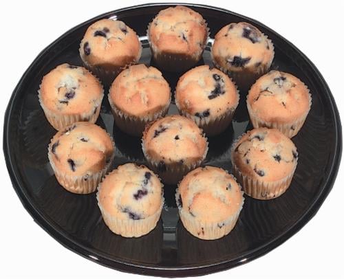 Blueberry Mini Muffins Perspective: front