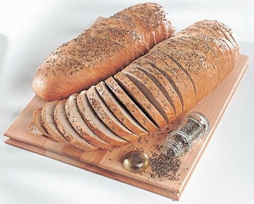 Caraway Rye Bread Perspective: front